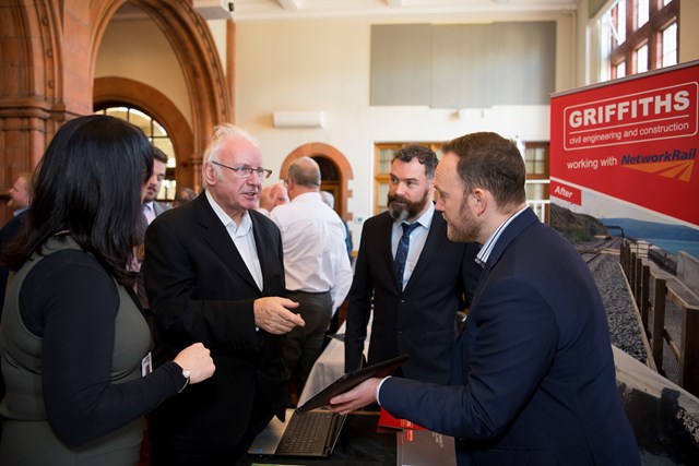 Pete Waterman with Alun Griffiths