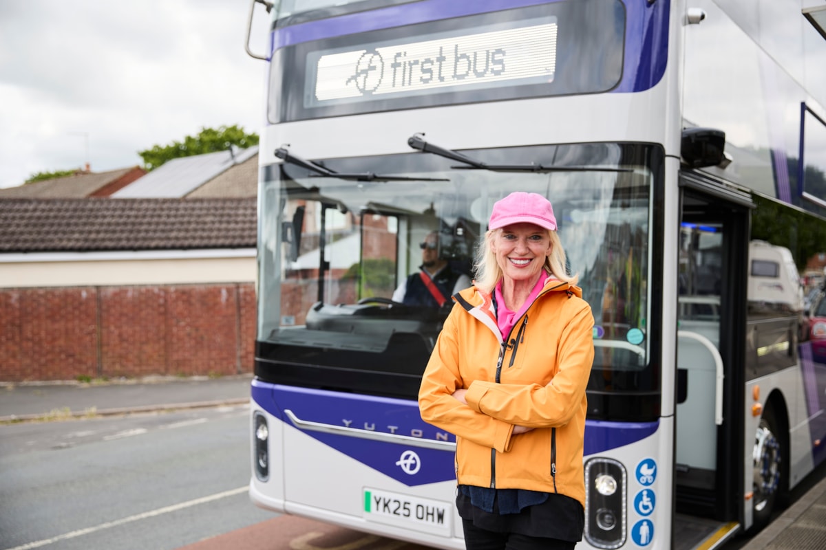 Anneka Rice - First Bus - Life Begins at Bus Pass
