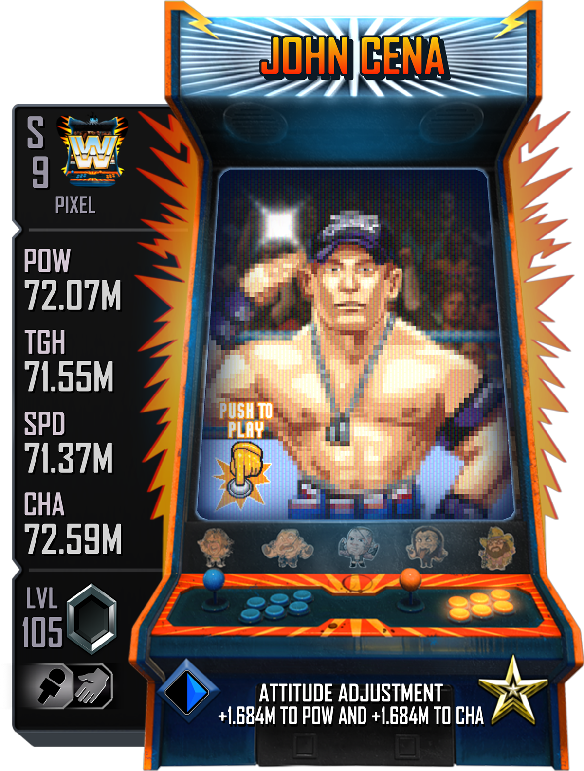 WWESC S9 John Cena Pixel