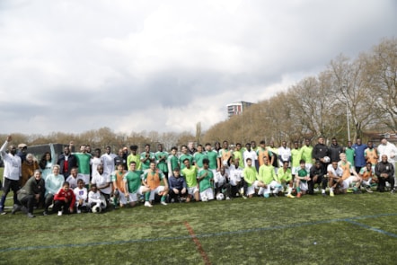 The football tournament at Mabley Green