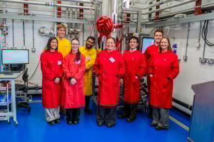 FlexBIO team with new fermenter