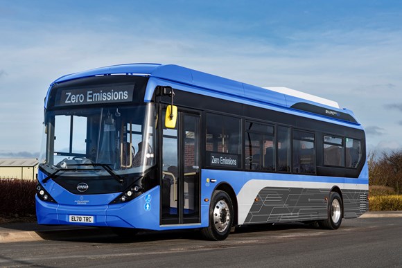 Over £40 million for zero emission buses: BYD ADL Enviro200EV - a model of electric bus from ADL which will be ordered through SULEBS