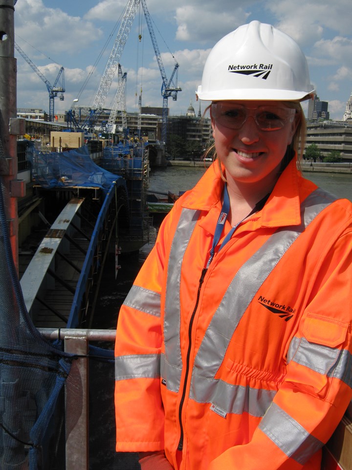 Liz Wilson, Network Rail project manager, Blackfriars 2: Liz Wilson, Network Rail project manager, Blackfriars 2