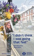 TfL Image - New speeding campaign poster 2: TfL Image - New speeding campaign poster 2