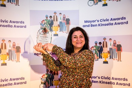 Mayor's Civic Awards 2024 - Sazan Salih (accepting the award on behalf of Sawsan Salim)