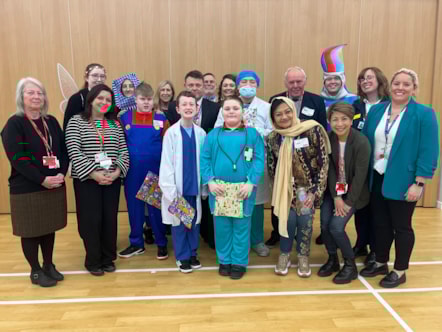 The launch of the pilot extension of the scheme at The Brier School on Friday