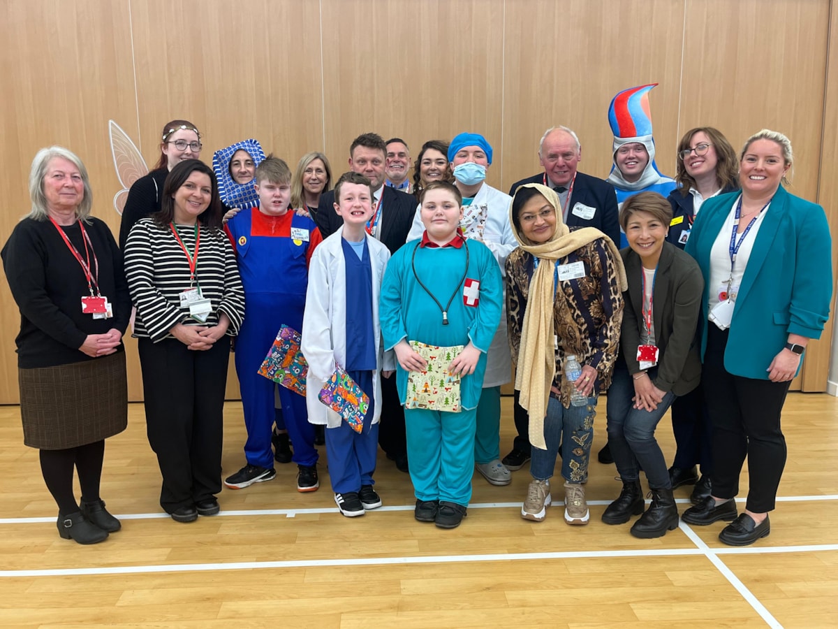 The launch of the pilot extension of the scheme at The Brier School on Friday