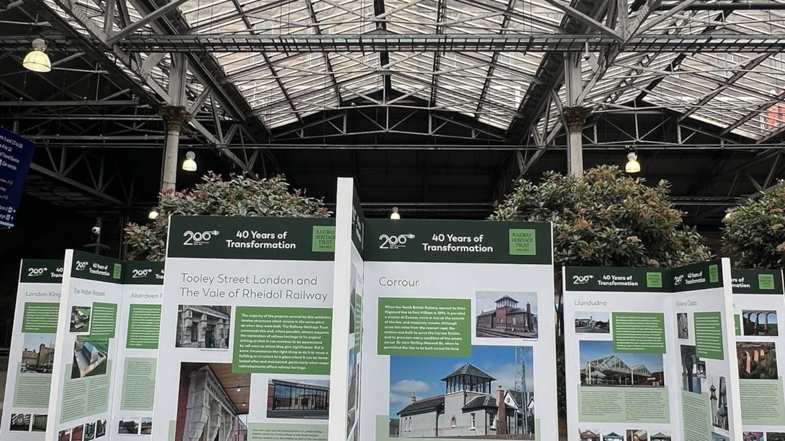 Inspiring railway heritage projects showcased at Edinburgh Waverley: Railway Heritage Exhibition - Edinburgh Waverley
