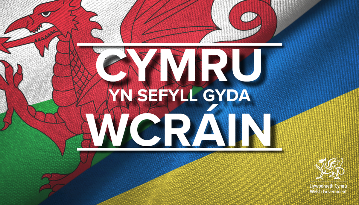 Wales stands with Ukraine WELSH