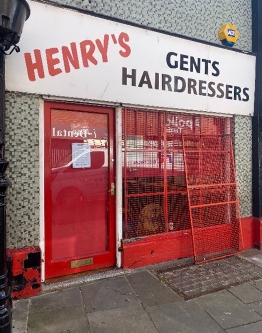 Wrexham - Henrys Barbers 15 Charles Street BEFORE