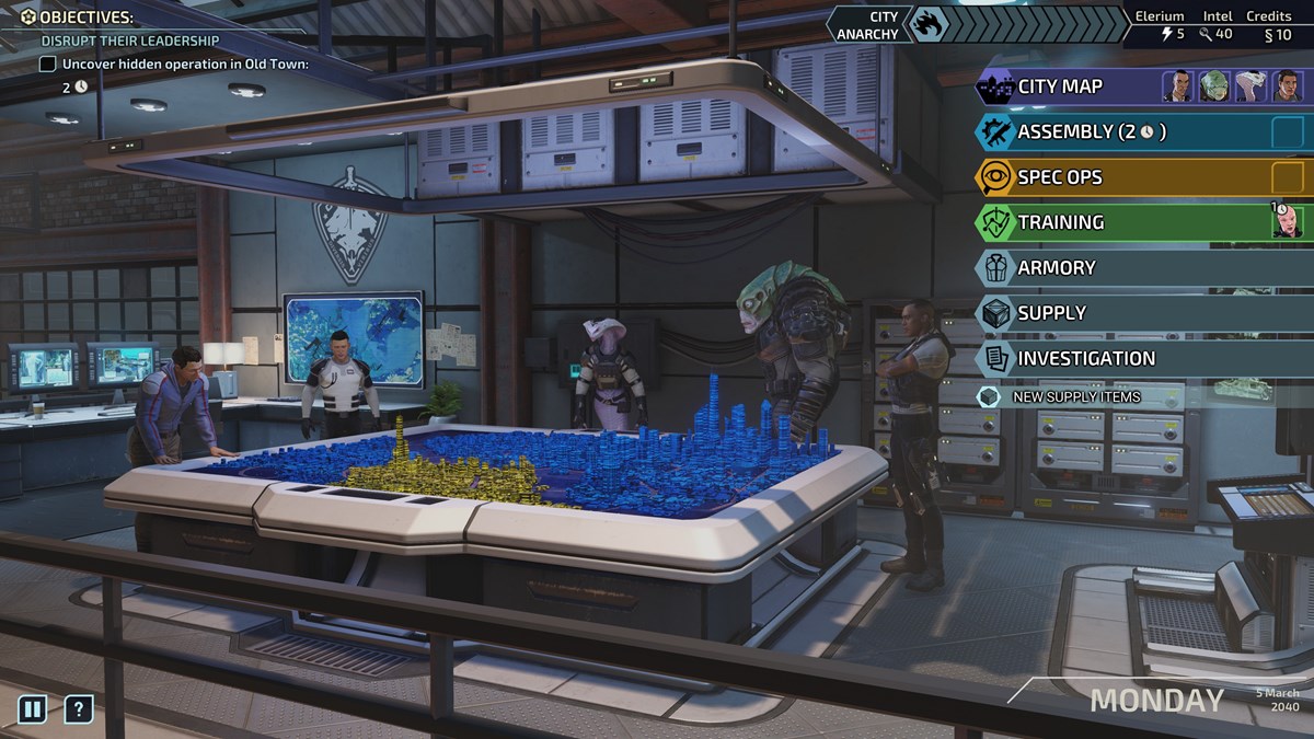 XCOM Chimera Squad - HQ Management