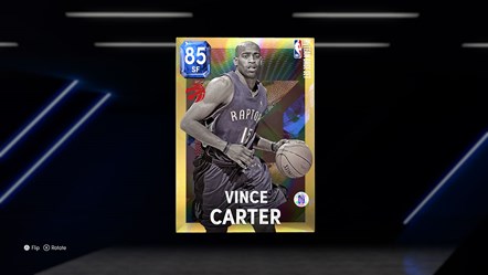 NBA 2K22 MyTEAM Holo Player Card Vince Carter