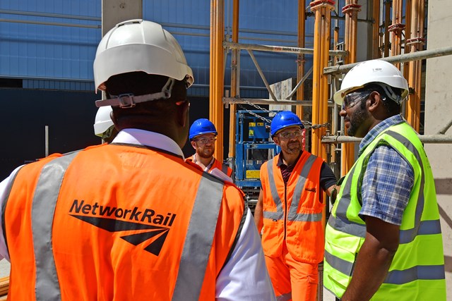 Engineer team briefing