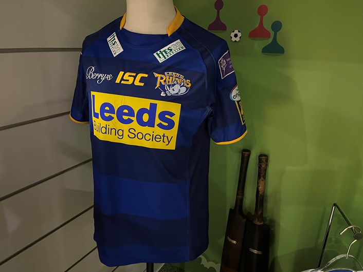 All to Play For: Memorabilia from professional teams across the city including the Leeds Rhinos, is included in the exhibition.