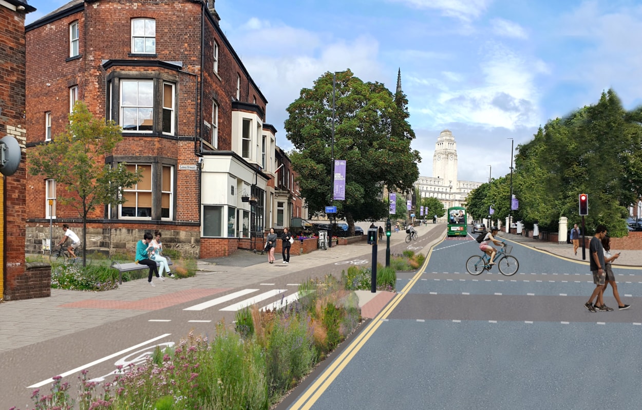 Blackman Lane, Lodge Street visualisation