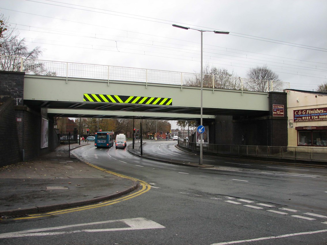 Smithdown Road, Liverpool: The bridge after completion of the £70,000 refurbishment project.