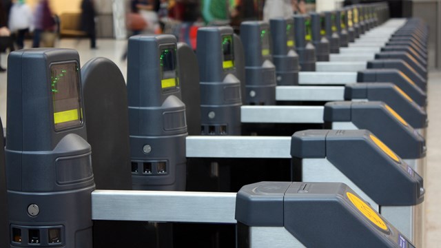 Waterloo Ticket Gates 2: Europe's largest ticket gate line at Waterloo Station.


Pictures by Tristan Appleby, Network Rail.
