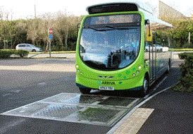 Innovative electric bus charging solution, Milton Keynes