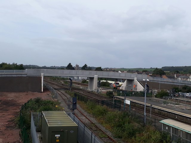 The last of nine bridges to be upgraded in Monmouthshire as part of the Railway Upgrade Plan reopens: Rogiet Reopened