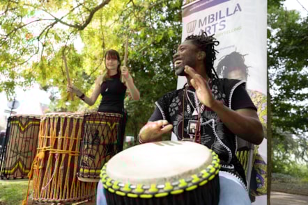 Mbilla Arts African drumming session