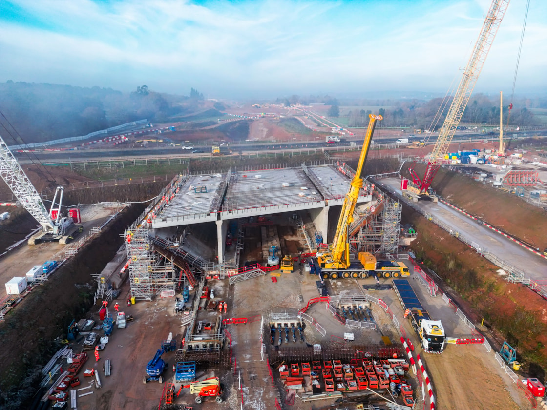 A46 Kenilworth Bypass box structure