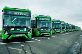 Arriva's zero-emission buses at the Móstoles depot