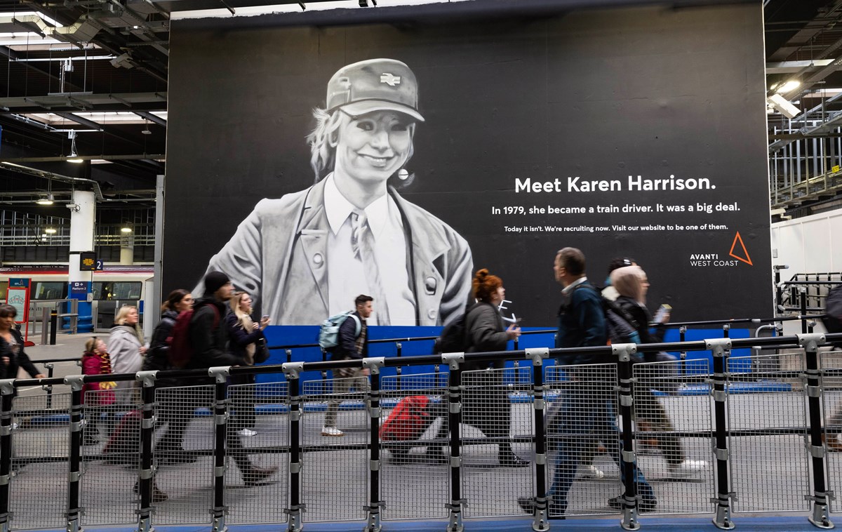 Mural at London Euston-2