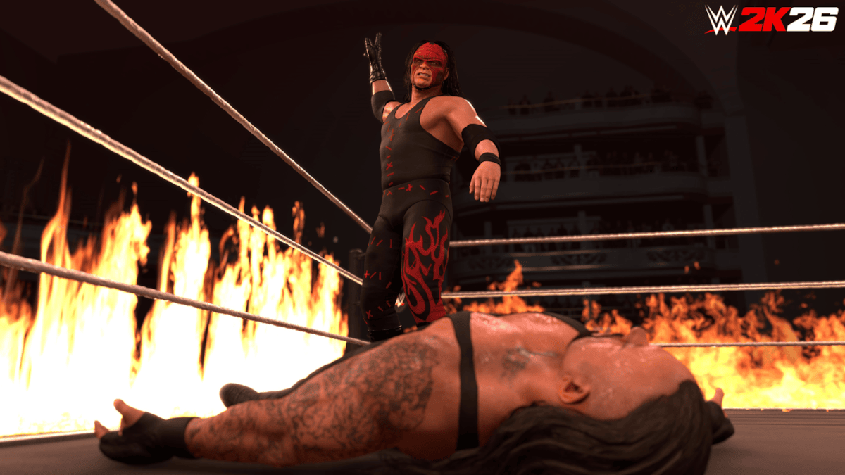 WWE 2K26 Kane and Undertaker Inferno Match