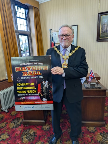 The Mayor of Dudley promoting the You awards