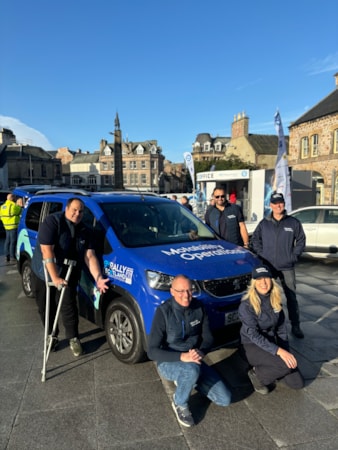 Motability Operations team - EV Rally Scotland