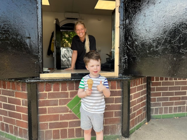 Pudsey park kiosk