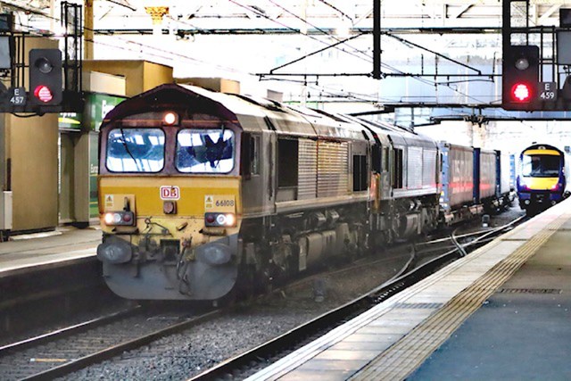 12 April Freight wagonms at Waverley