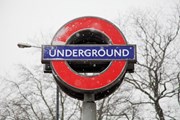 TfL Image - LU roundel in snow