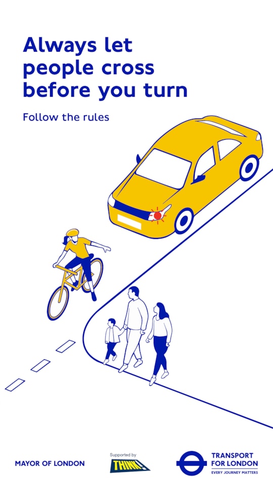 TfL Image - Highway Code people cross