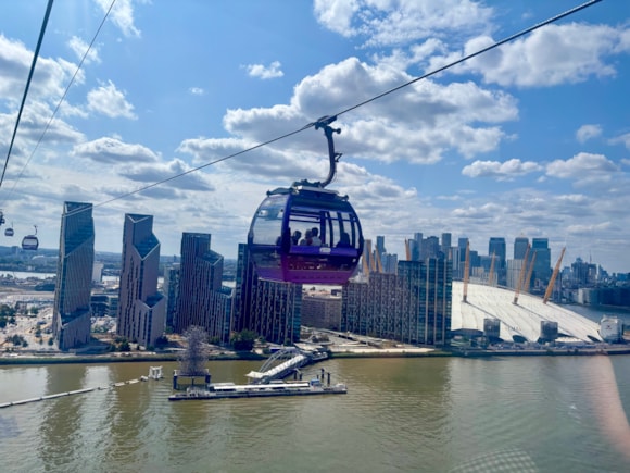 TfL and Footprints Baby Loss charity to host special awareness event at the London Cable Car for Baby Loss Awareness Week: TfL Image - London Cable Car
