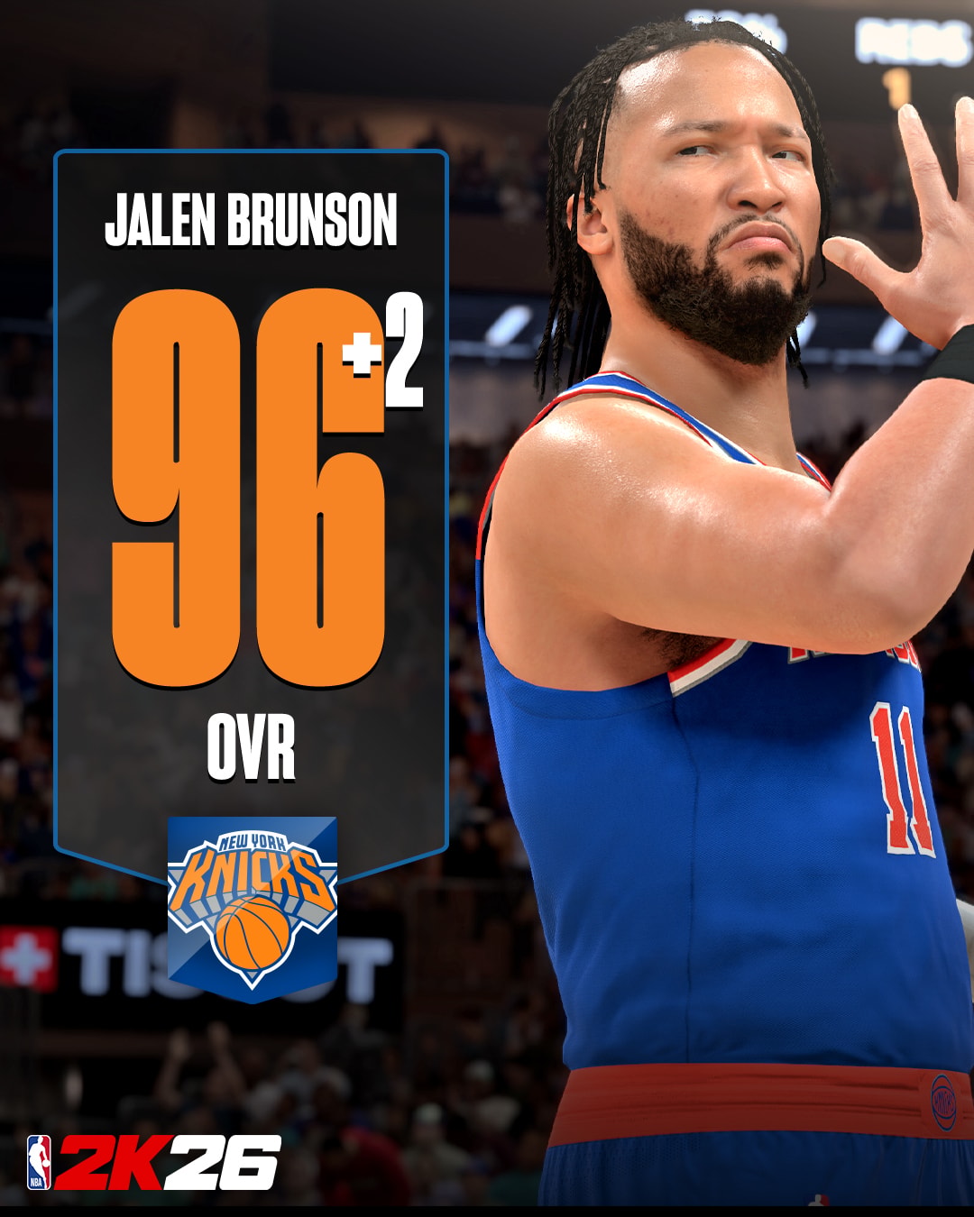 NBA 2K26 Ratings Updates 5 - Jalen Brunson