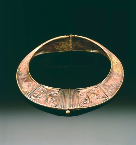 Collar or torc, Roxburghshire, made in the West Midlands, 100 - 200 AD. Image © National Museums Scotland