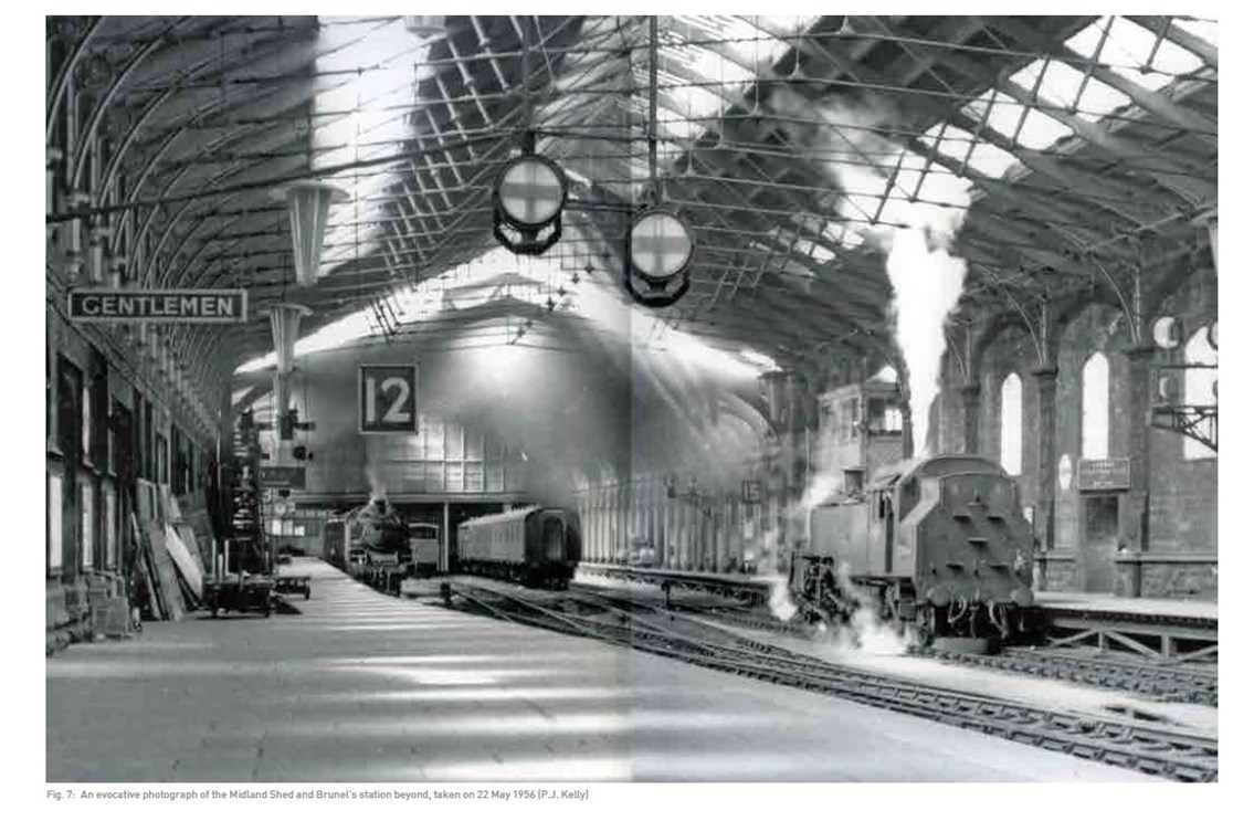 BTM Midland Shed & Bruenl's station 1956