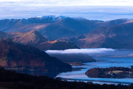 Helvellyn and Ullswater in autumn ©Terry Abraham