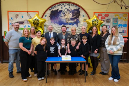 Councillors Ingram, Douglas and Boyd join Hurlford Primary for their STEM showcase event