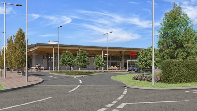 Main construction contract for Beaulieu Park station awarded: Beaulieu Park Station Visualisation 1