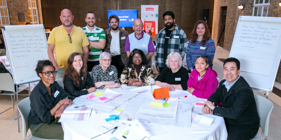 Members of the citizens climate jury