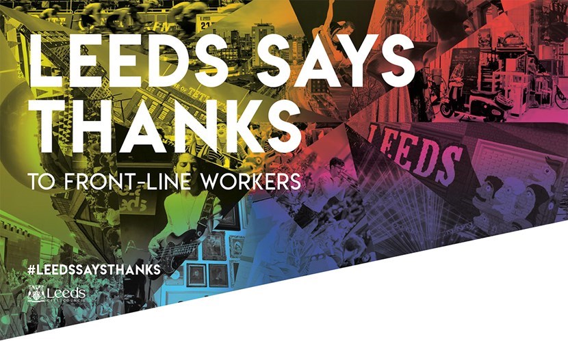 NHS thankyou: The popular #LeedsSaysThanks initiative is returning later this year.