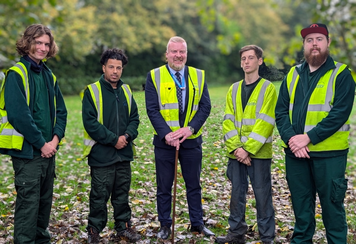 I CAN Dudley work placements with Councillor Damian Corfield