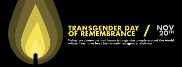 Transgender day of remembrance banner