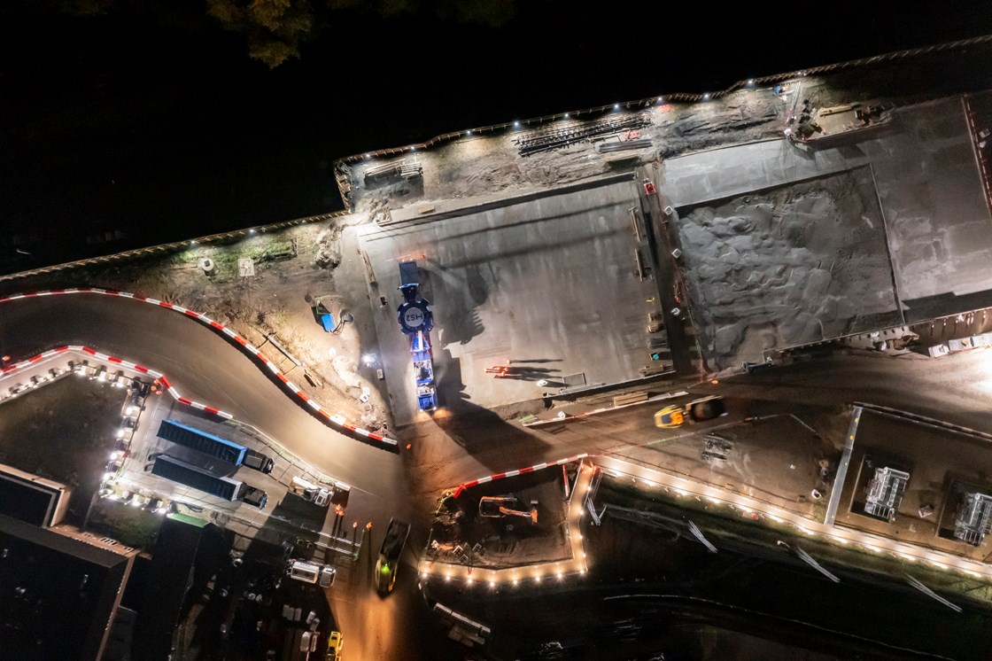 First two London Tunnels TBMs arrive in West Ruislip-10: Cutter head for one of the first two London TBMs transported to West Ruilsip. 

Tags: Tunnelling, Engineering, TBMs, Tunnel Boring Machines, London, West Ruislip, SCS JV