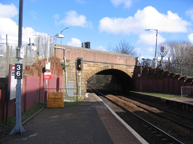 Titwood Road Bridge - before replacement: Titwood Road Bridge - before works started to replace the bridge.