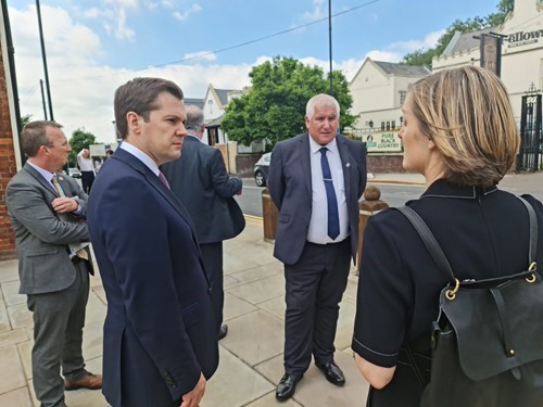 Patrick Harley meets Towns Fund driver