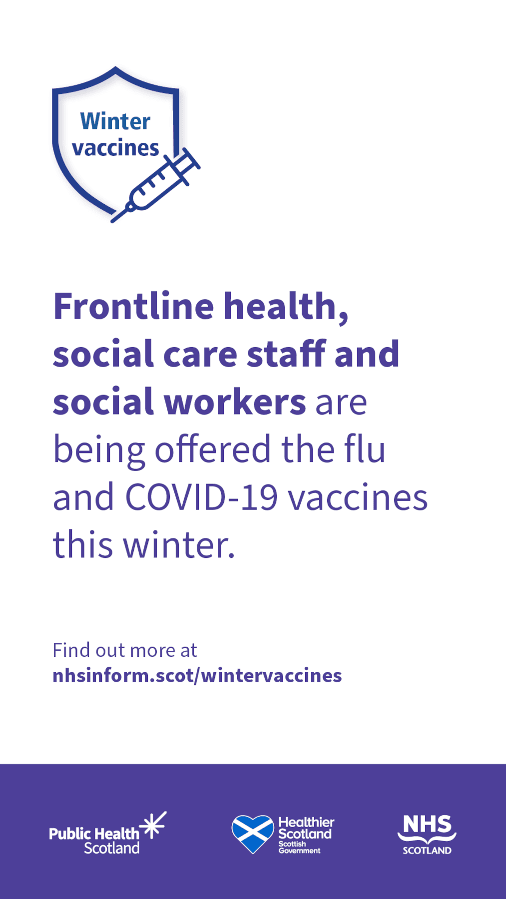 HSCW - Winter Vaccines Digital Banner