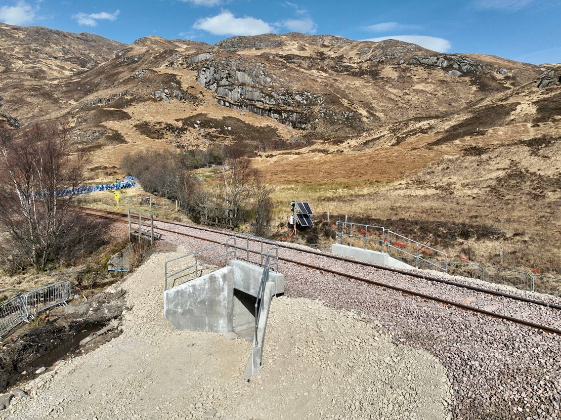 Network Rail completes £1.8m improvement programme on Mallaig Line: Lochailort improvement works